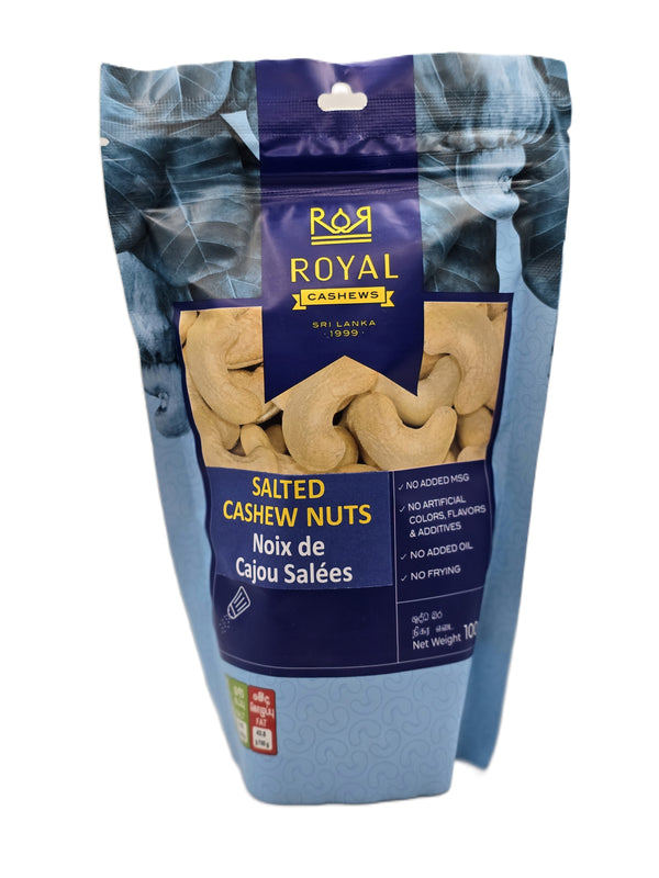 Royal Cashews - Salted - 100g