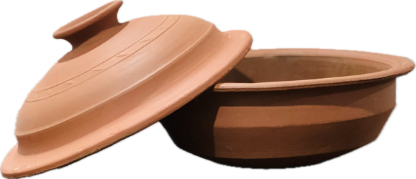 14" Clay Pot with Lid