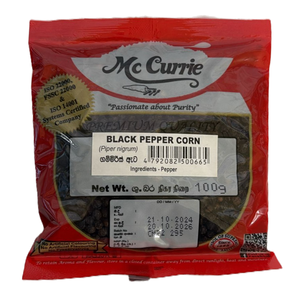 Peppercorn Black McCurrie - 100g