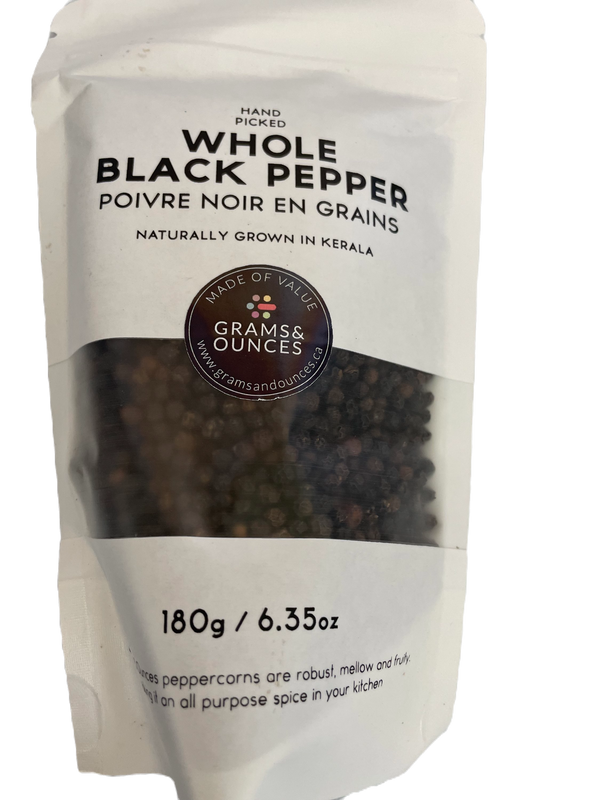 Black pepper whole 180g