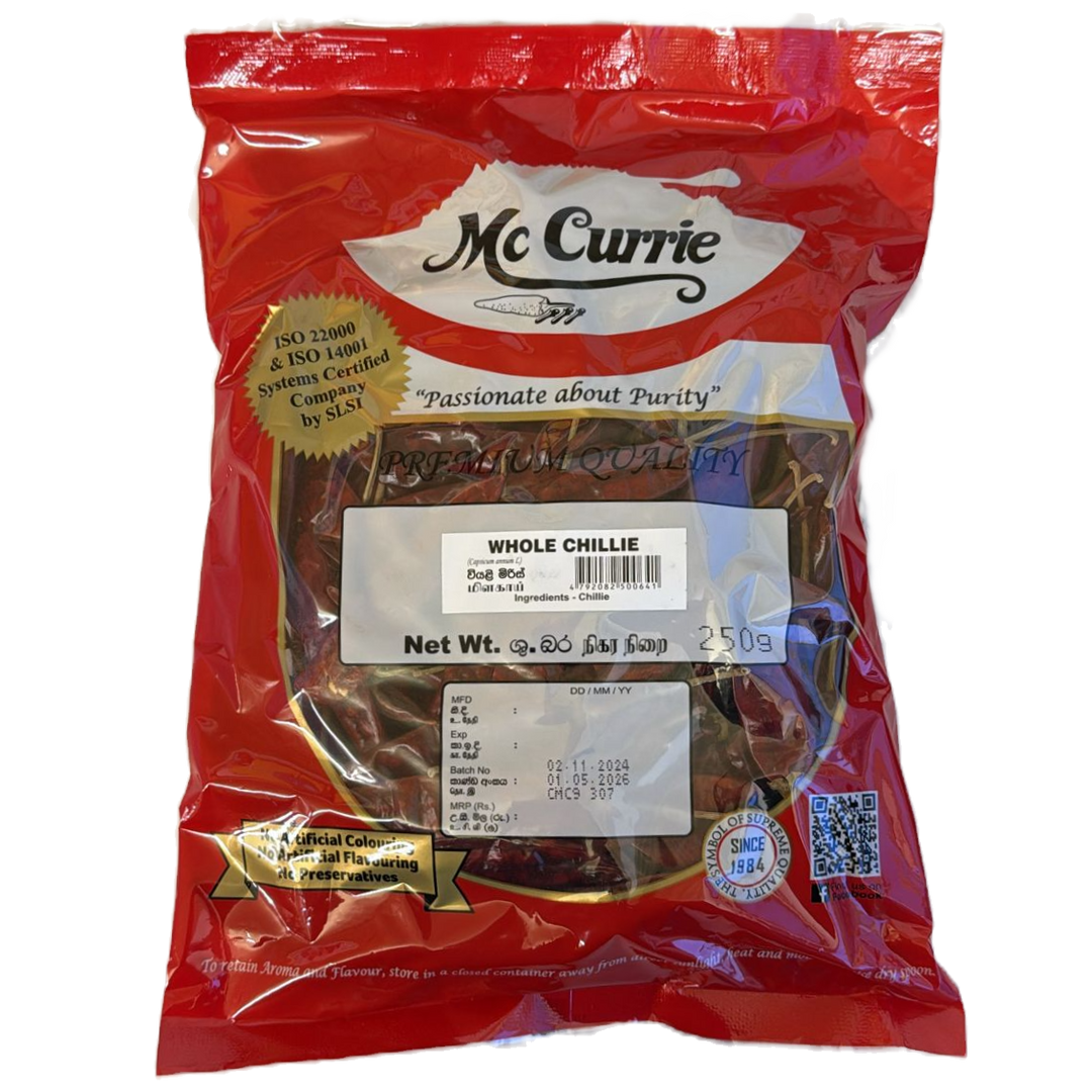 Chilli Whole McCurrie - 250g