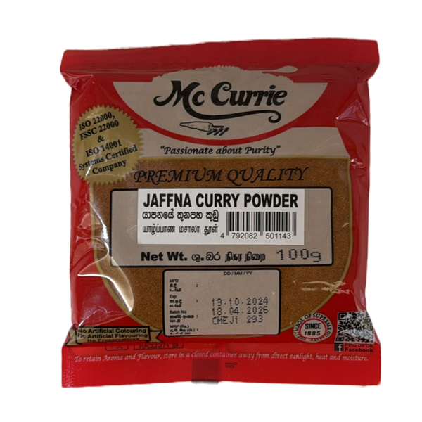 Jaffna Curry Powder McCurrie - 100g