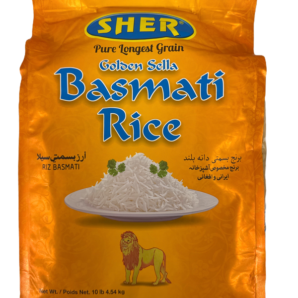 Sher Pure Golden Sella Rice 10lb