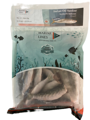 Indian Oil Sardine - Clean  Fish 1.5 lbs