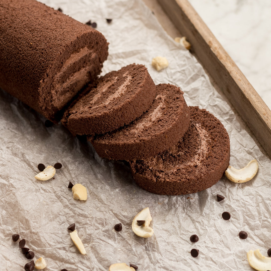 Chocolate Swiss Roll 320g (Frozen) - FAB