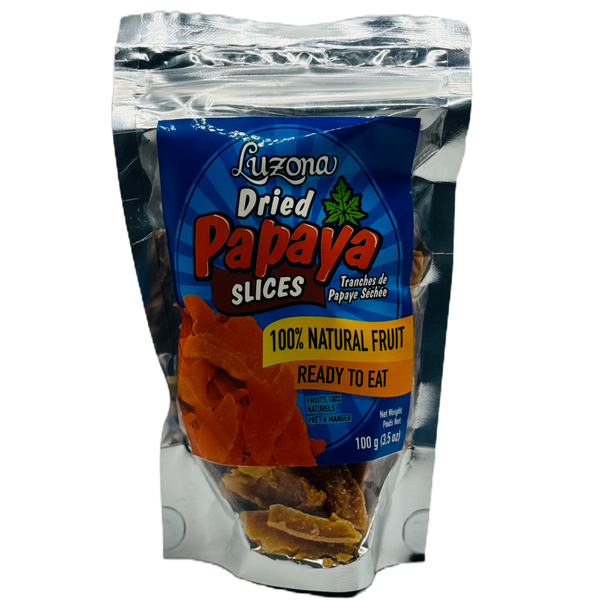 Dried Papaya Slices - Luzona 100g