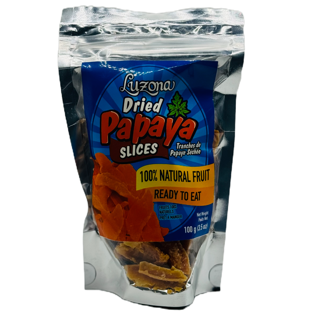 Dried Papaya Slices - Luzona 100g