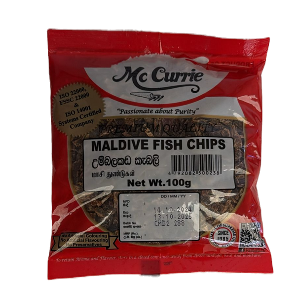 Maldive Fish Chips McCurrie - 100g