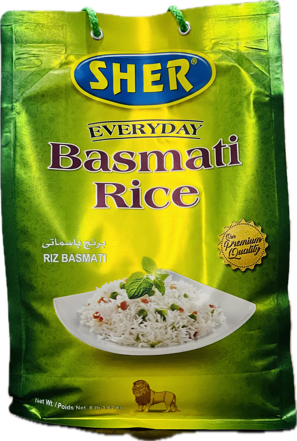 Basmati Rice - Sher - 8 lb
