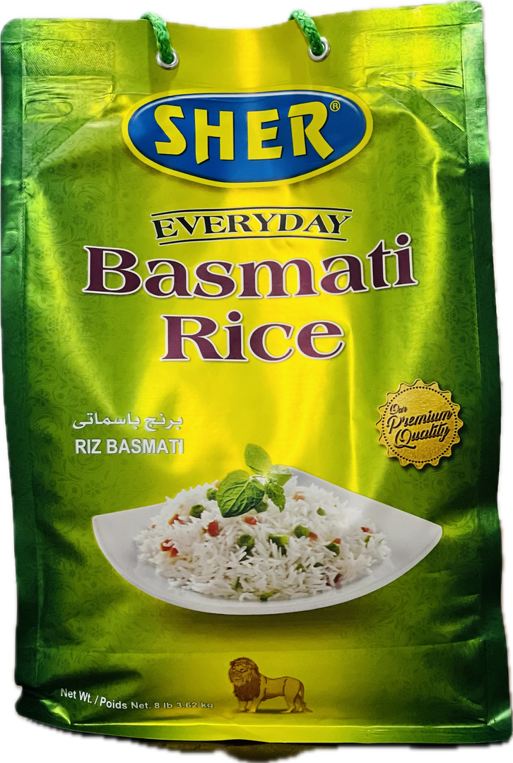 Basmati Rice - Sher - 8 lb