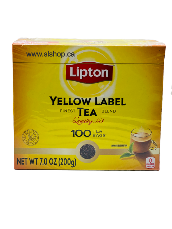 Lipton Yellow Label 100 Tea Bags - 200g