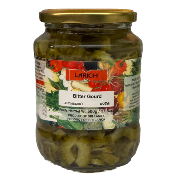 Bitter Gourd (කරවිල) - Vegetable in Bottle - Larich - 500g