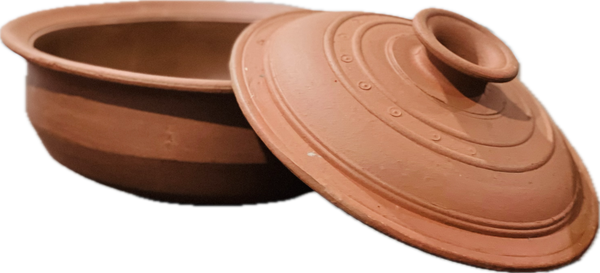 12" Clay Pot with Lid