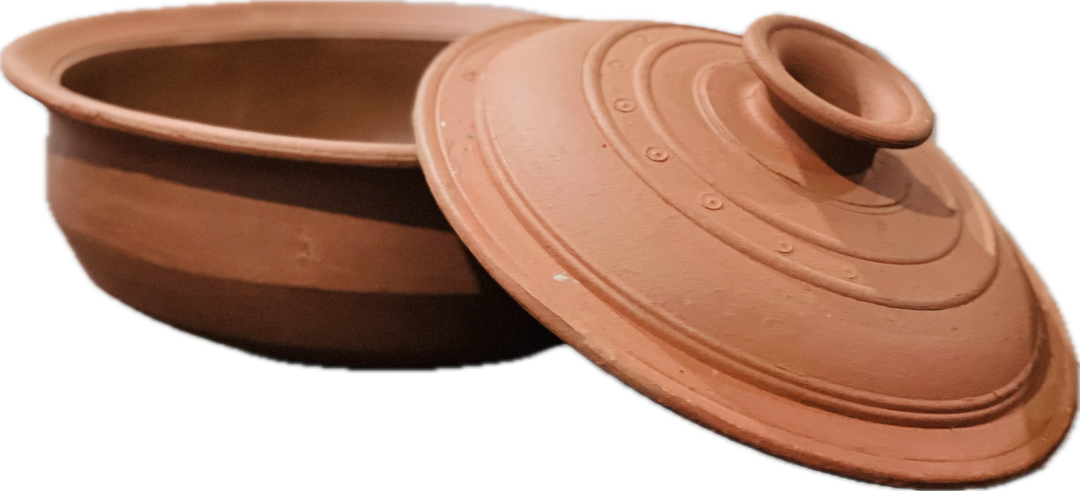 12" Clay Pot with Lid