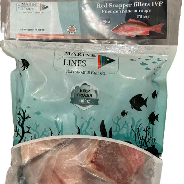 Indian Red Snapper Fillet (රතු ගල් මාළු) Fish 1.5 lb