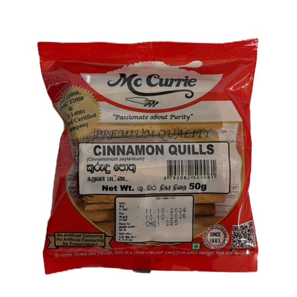 Cinnamon Quills McCurrie - 50g