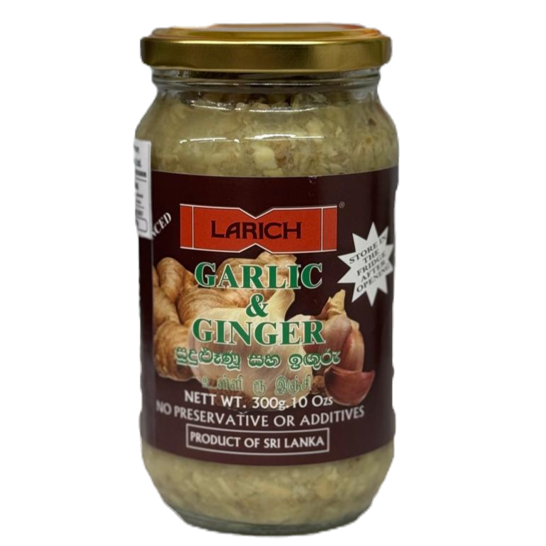 Minced Garlic & Ginger - Larich - 300g
