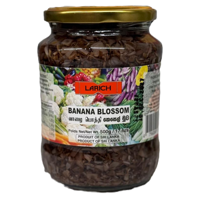 Banana Blossom (කෙසෙල් මුව) - Vegetable in Bottle - Larich - 500g