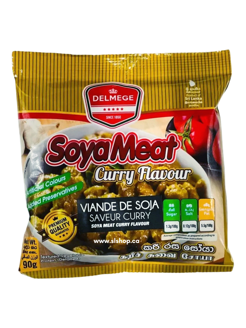 Soya Meat Curry Flavour- Delmege 90g