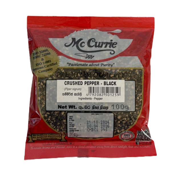 Crushed Pepper Black McCurrie - 100g