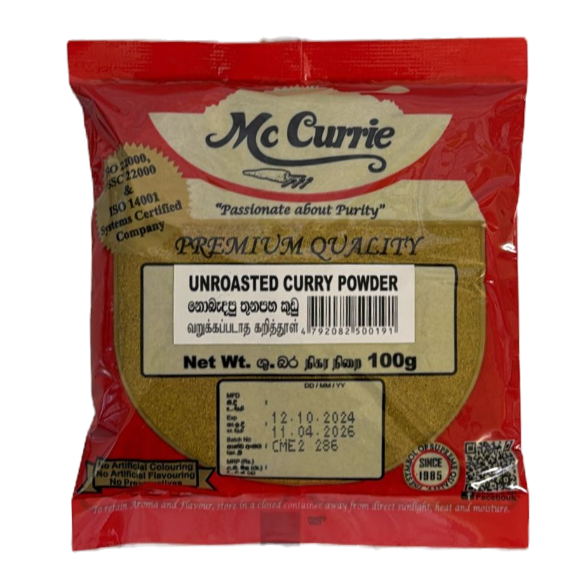 Curry Powder Unroasted McCurrie - 100g