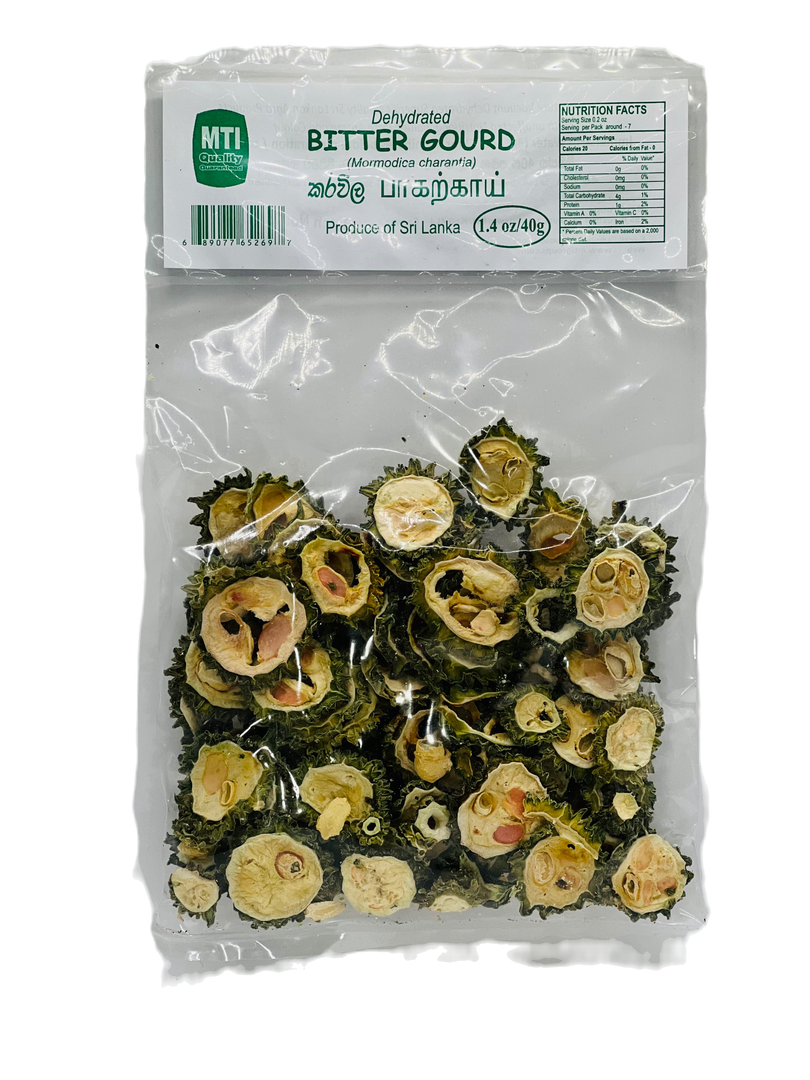Dehydrated Bitter Gourd - Karawila - 40g