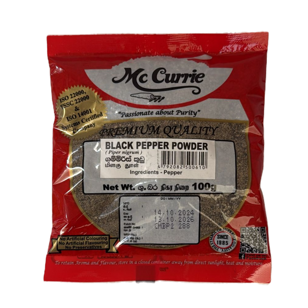 Pepper Powder Black McCurrie - 100g