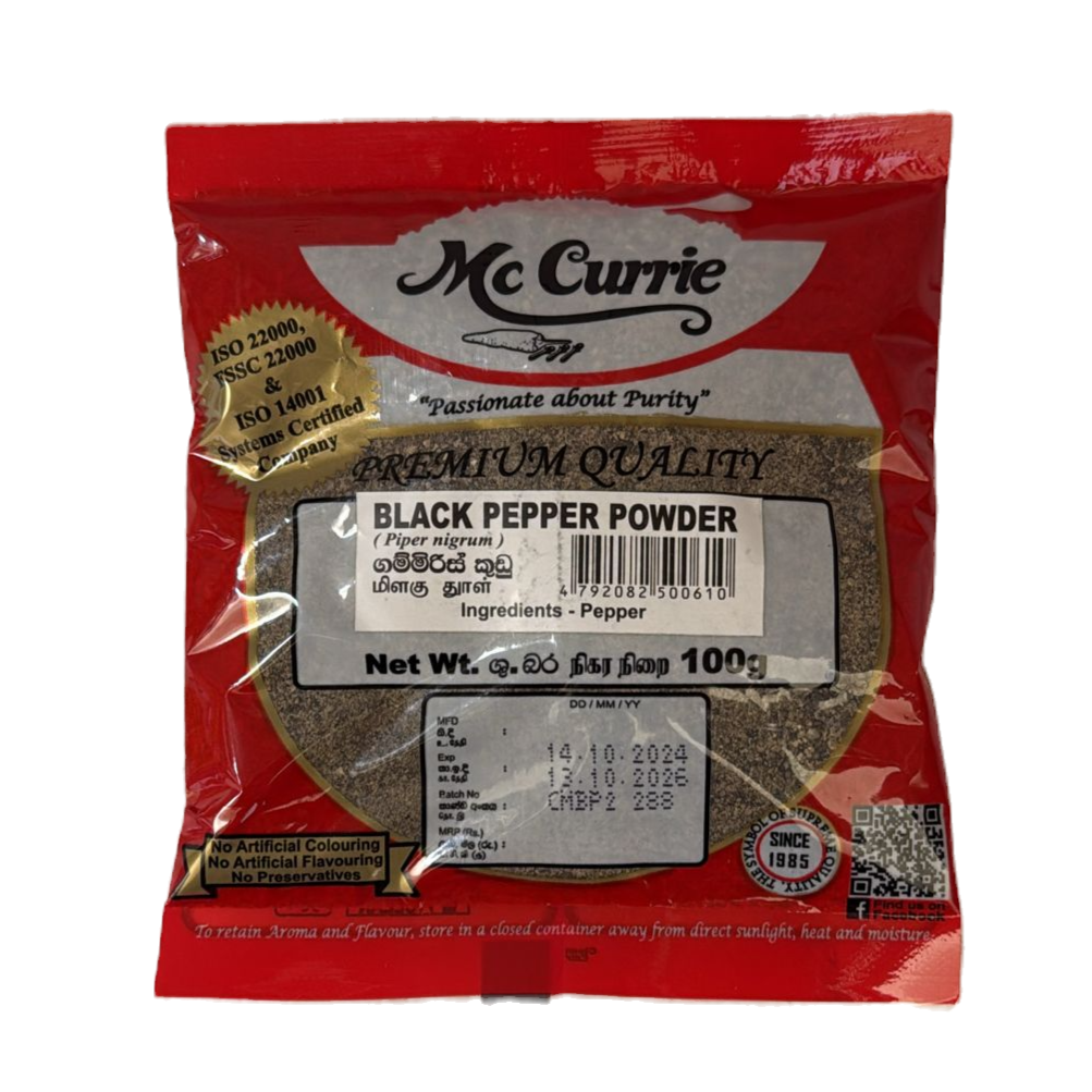 Pepper Powder Black McCurrie - 100g