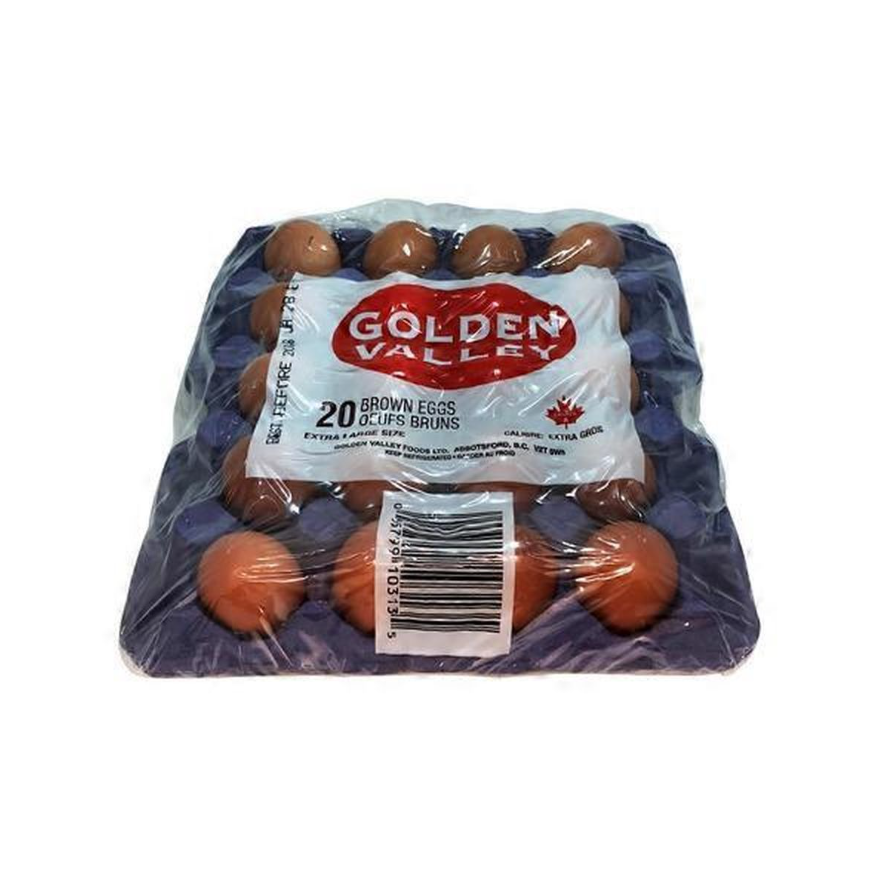 20 Eggs Jumbo Brown GV