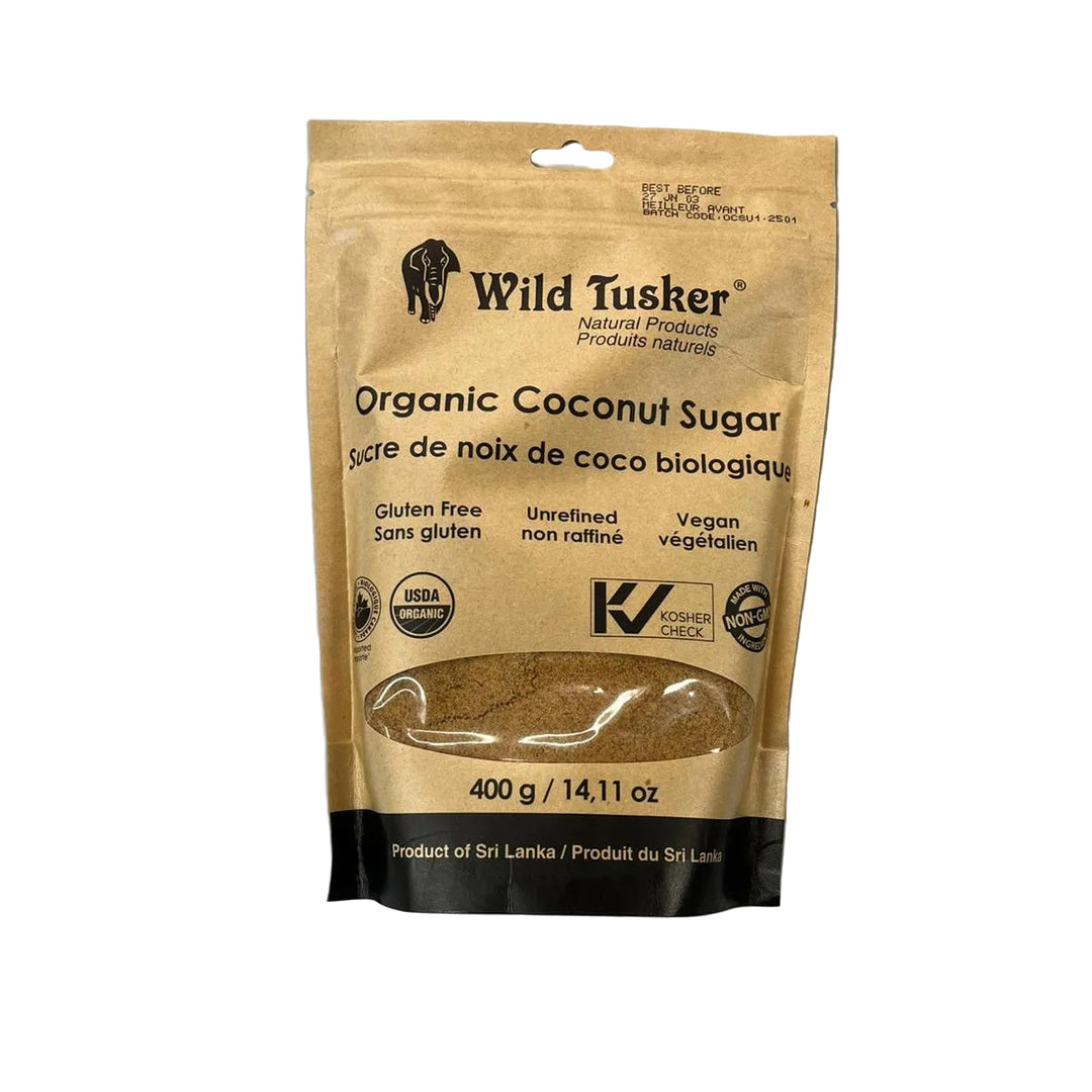 Organic Coconut Sugar 400g - Wild Tusker