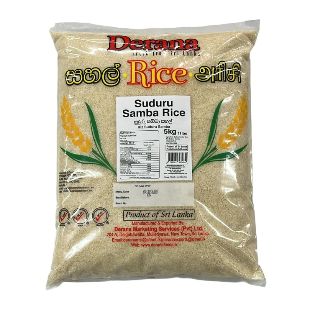 Suduru Samba rice 5kg Derana