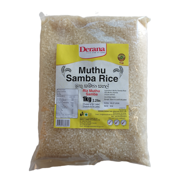 Muthu Samba Rice 1Kg - Derana