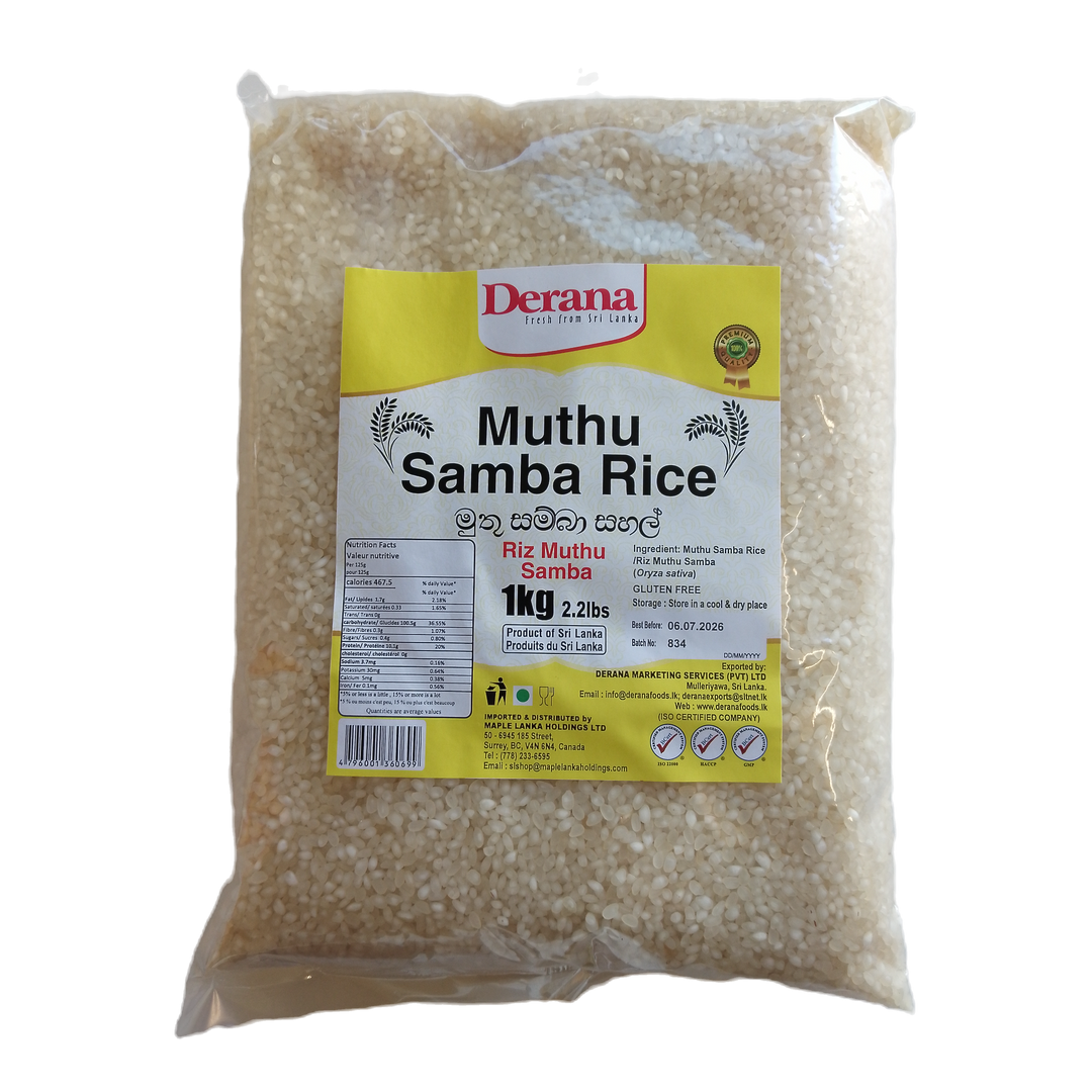 Muthu Samba Rice 1Kg - Derana