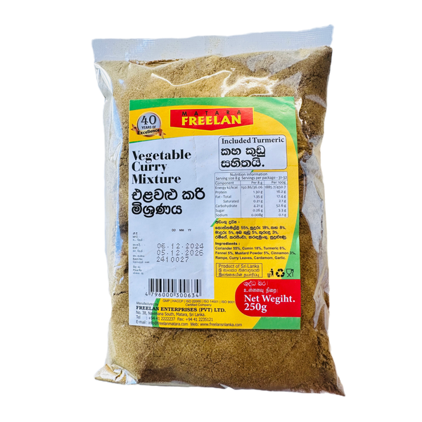 Freelan Vegetable Curry Mix - 250g