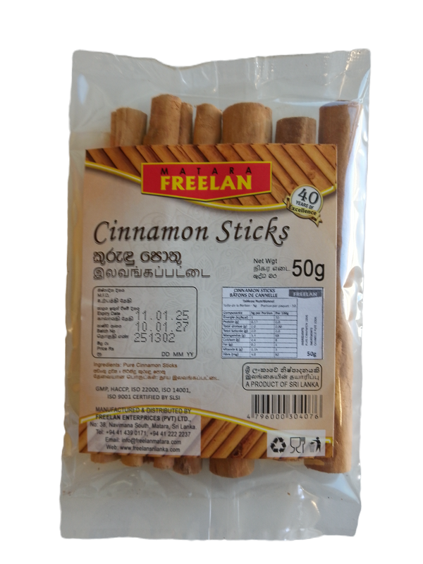 Freelan Cinnamon Sticks - 50g