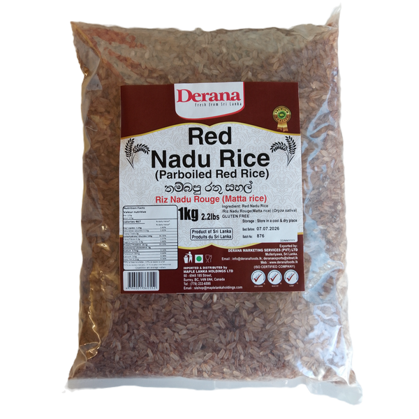 Red Nadu Rice 1kg - Derana