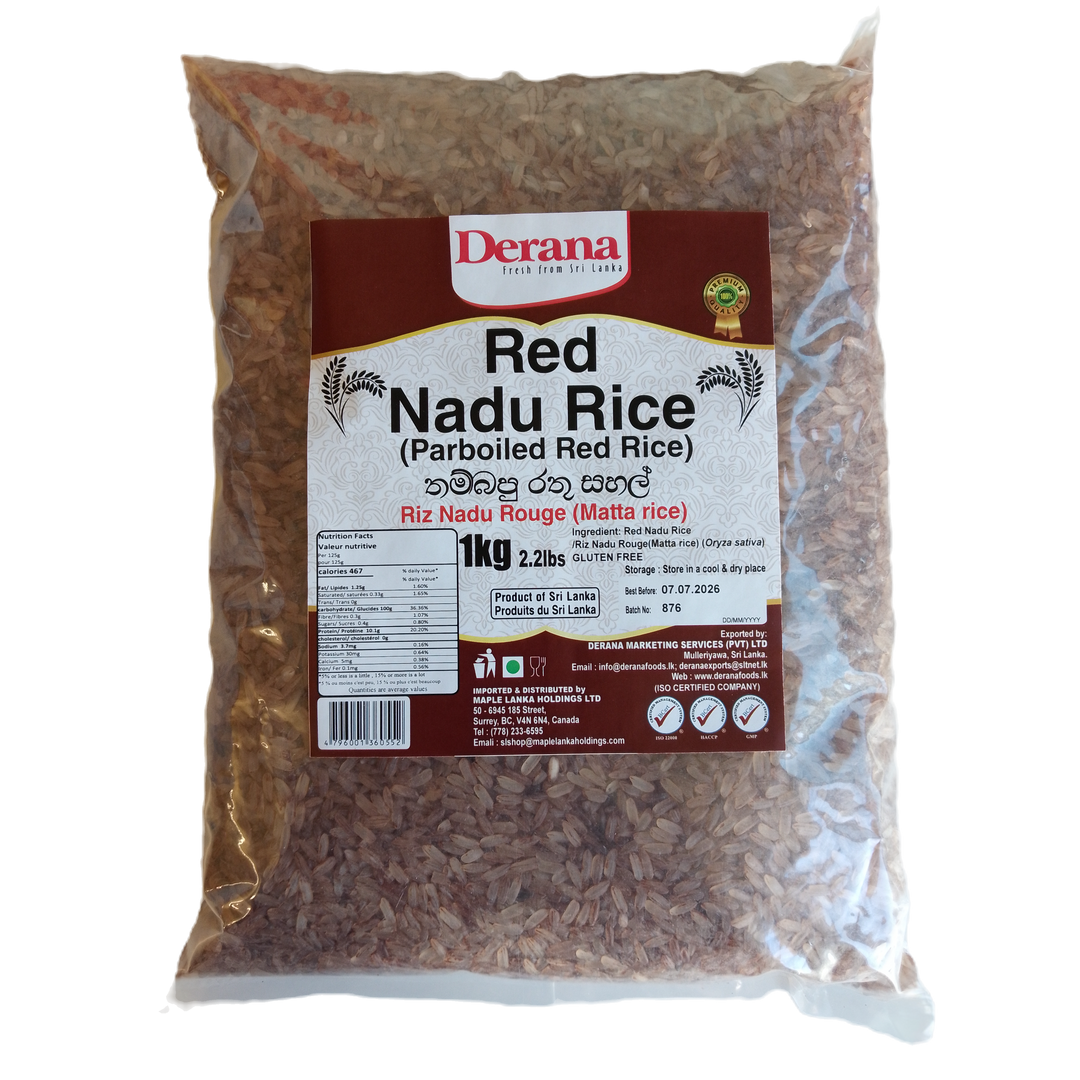 Red Nadu Rice 1kg - Derana