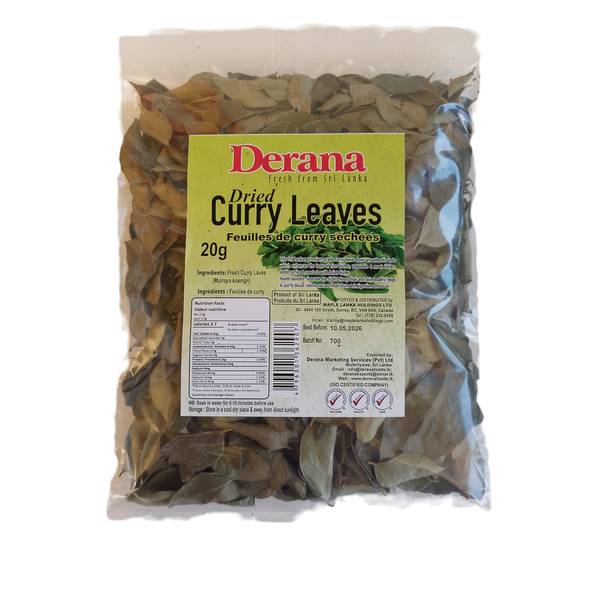 Dried  Curry Leaves 20g - Derana