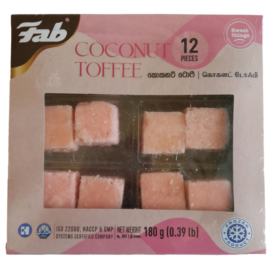 FAB Coconut Toffee 12 in a Pack
