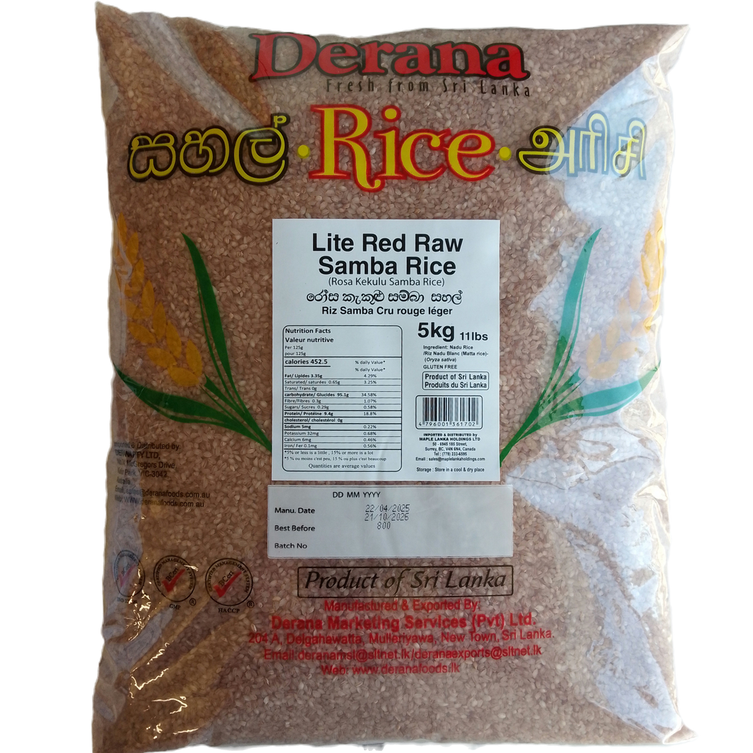 Rosa kekulu Samba Rice 5Kg - Derana