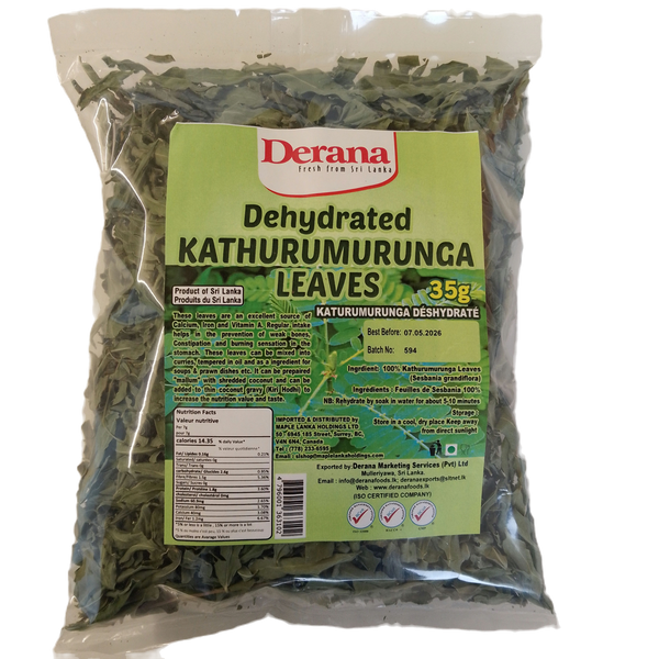 Dehydrated Kathurumurunga 35g Pkt - Derana