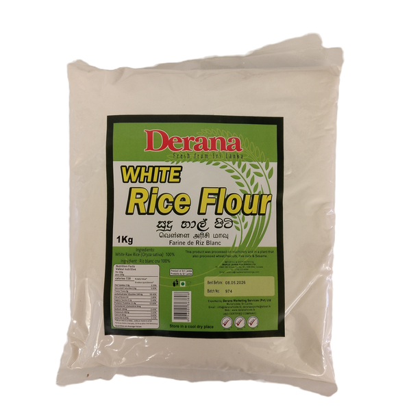 White Rice Flour 1kg - Derana
