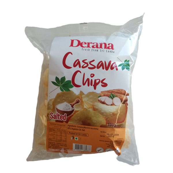 Derana Cassava Chips Salted 100g