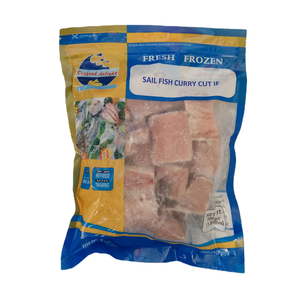 Frozen Sail Fish Cubes (තලපත්) curry cut 700g