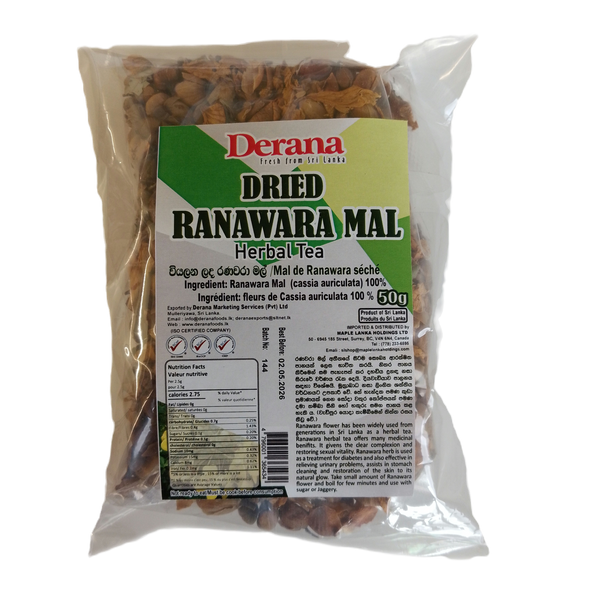 Dried Ranawara  Mal 50g - Derana