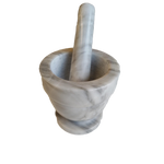 Load image into Gallery viewer, Marble Mortar &amp; Pestle