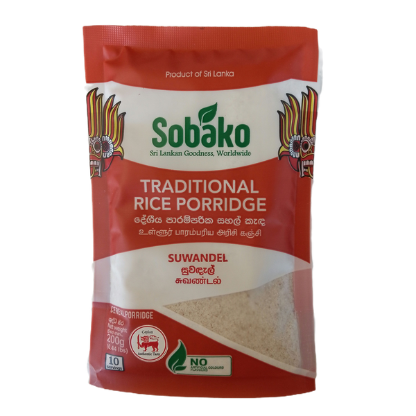 Sobako Heirloom white  rice(Suwandel) porridge - 200g